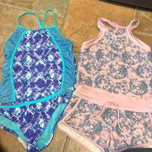 Girls swimsuit bundle size 8/10 and size 12